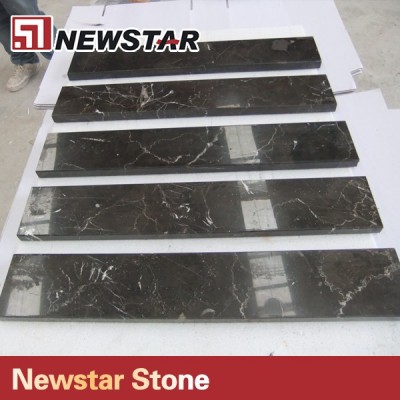 High polished coffee brown marble and tiles,cheap natural stone floor tile