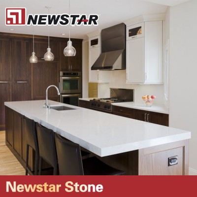 Cheap polished artificial quartz stone price,kitchen quartz countertops