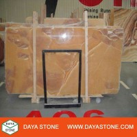 natural Orange cloud Onyx slab